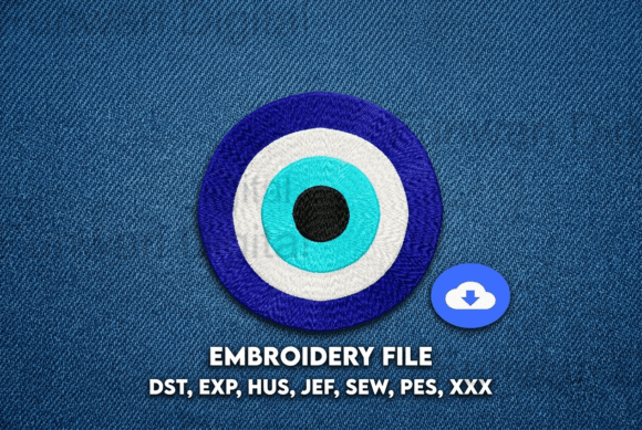 Classic Evil Eye Nazar Embroidery File Review