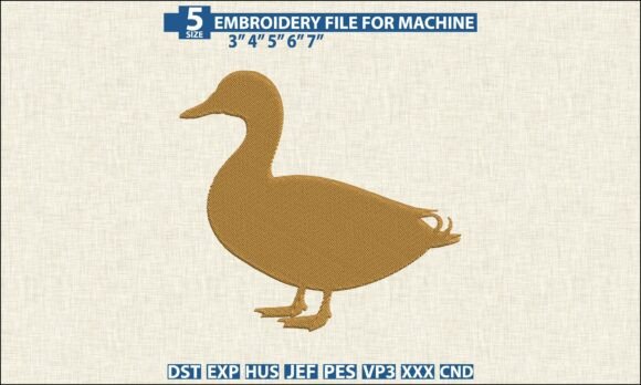 Duck Silhouette Embroidery Files Review for Real Projects