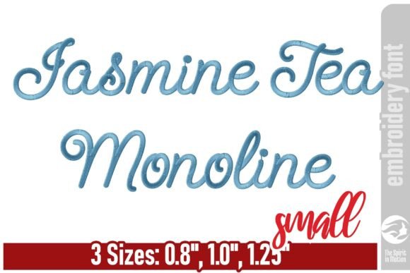 Jasmine Tea Monoline Embroidery Font - S: A Designer's Review for Business Branding