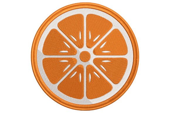Orange Slice Embroidery Design: A Fresh Pick for Etsy Sellers
