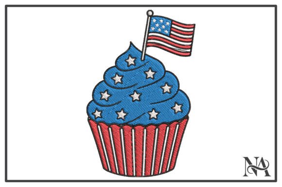 Patriotic USA Flag Cupcake Embroidery: A Designer’s Honest Take