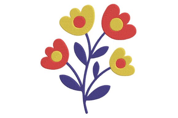 Retro Flower Embroidery Design Review