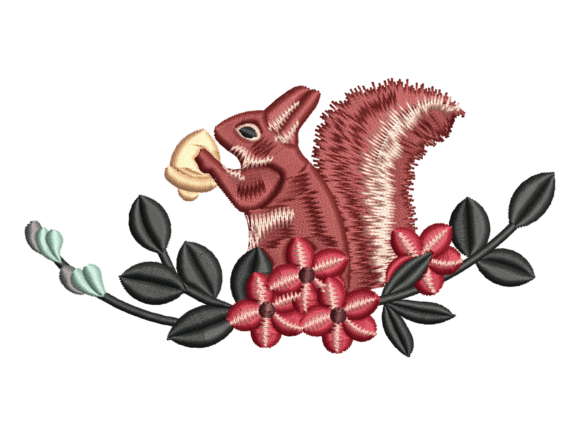 Squirrel with Hazelnut Embroidery Review