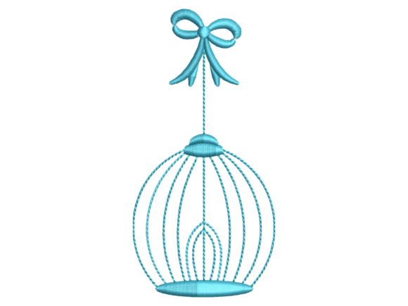 Vintage Birdcage Embroidery Design Review